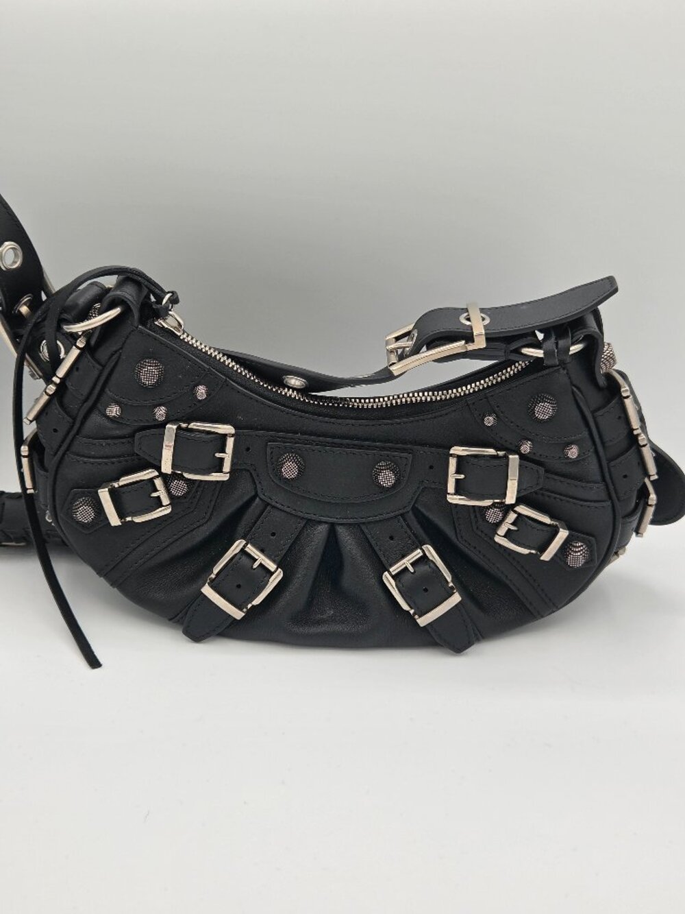 Balenciaga Le Cagole XS Shoulder Bag – Buckle Detail | Black Calfskin